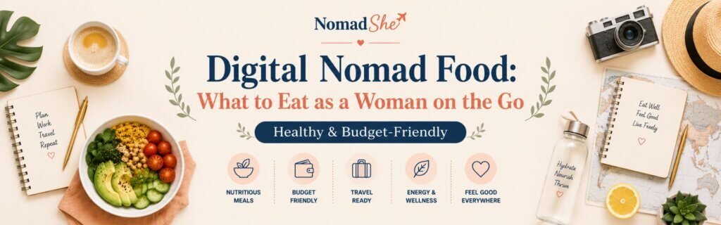 Digital Nomad Food: What to Eat as a Woman on the Go (Healthy & Budget-Friendly)