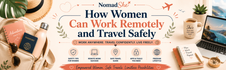 How Women Can Work Remotely and Travel Safely